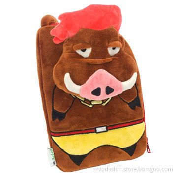 2014 New Hot Cute Cartoon Design Plush Carrying Protector Cover for Tablet